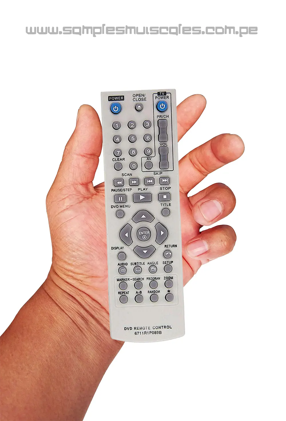 Control remoto LG DVD 6711R1P089B