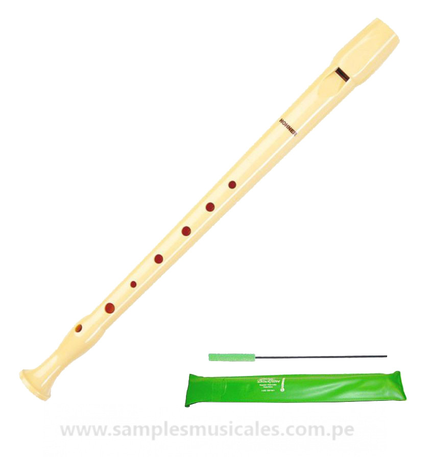 Flauta Escolar Hohner Verde Claro Con Funda Y Limpiador / Flauta