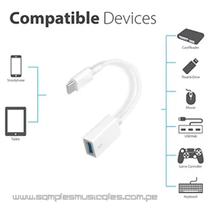 Adaptador Convertidor CABLE USB 2.0 Hembra A PLUG 3.5mm Macho 3 LINEAS JJ467