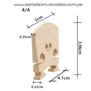 PUENTE PARA VIOLIN MADERA 4/4 PPV4/4 ATM44 SAMPLES